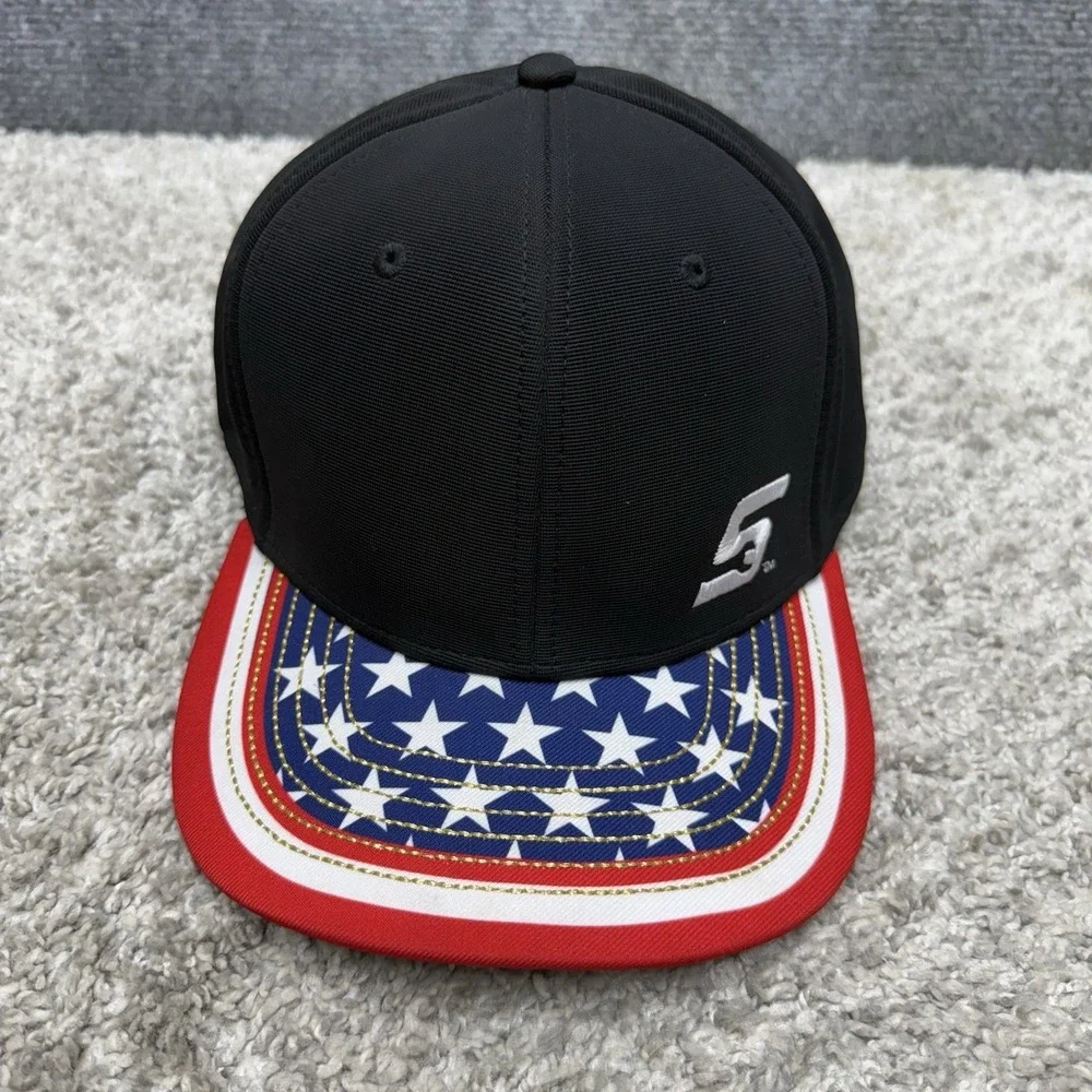 Snap-on hat cap mens snapback stars stripes red white blue